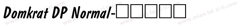 Domkrat DP Normal字体转换